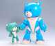 Набір моделей для складання Bandai HGBM Beargguy Ohana + Aloharo 1:144 (4573102662880) - зображення 17