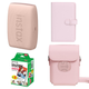 Подарунковий набір до фотопринтера Fujifilm Instax Mini Link3 Rose Pink / Чохол рожевий / Фотоальбом рожевий на 108 знімків/Фотопапір (2 картриджі х 10 знімків) - зображення 1