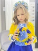 Костюм вишиванка для дівчинки Класичний жовто-синій 98 - изображение 4