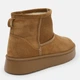 Женские угги низкие замшевые с мехом Prime Shoes 172 Beige Velour 26-172-50967 39 25.5 см Beige (2000000238708) - изображение 5