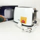 Тостер MAGIO MG-272W 750 Вт, тостер кухонний, тостери для дому, тостерниця, сендвіч-тостери. Колір: білий - зображення 7