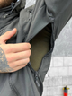 Тактична куртка Soft Shell із флісовою підкладкою Gray L - зображення 8