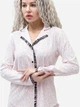 Пижама (рубашка + штаны) женская большого размера хлопковая Leinle Pink Genius 1595 3XL Светло-розовая (4821595161267) - изображение 3