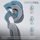 Кресло компьютерное офисное эргономичное OfficePro OC680G Grey - изображение 9