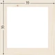 Подрамник для холста 35х35 (43х18 сосна цельная с сучком) EmojiFrame - изображение 6