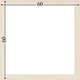 Подрамник для холста 60х60 (43х18 сосна срощенная) EmojiFrame - изображение 6