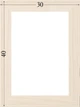 Подрамник для холста 30х40 (43х18 сосна срощенная) EmojiFrame - изображение 6