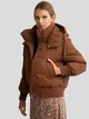 Kurtka zimowa damska krótka Big Star Cytylia 802 L Brązowa (5900714785123) - obraz 5