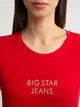 Koszulka damska bawełniana Big Star Galansa 603 XL Czerwona (5900714791278) - obraz 6