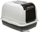 Zamknięta kuweta dla kotów Ferplast Maxi Bella Cabrio 65.5 x 50 x 47 cm czarna 72070099 (8010690073262) - obraz 1
