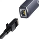 Перехідник Baseus Lite Series Ethernet 1000Mbps (USB to RJ45) gray - зображення 7