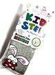 Дитячі махрові колготки KidStep Зайчик 80-86 см Сірий - зображення 2