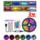 Светодиодная лента RGB Bambi 5050 самоклеящаяся LED лента с пультом и USB питанием 2 метры - изображение 7