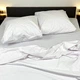 Комплект постельного белья Евро MakSon Elegant White, страйп-сатин, 100% хлопок (012-1200220С) - изображение 2