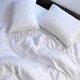 Комплект постельного белья Евро MakSon Elegant White, страйп-сатин, 100% хлопок (012-1200220С) - изображение 5