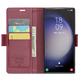 Кожаный чехол-книжка Retro Case для Samsung Galaxy S23 Ultra Красный (6112107_5) - изображение 3