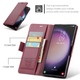 Кожаный чехол-книжка Retro Case для Samsung Galaxy S23 Ultra Красный (6112107_5) - изображение 5