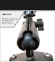 Подвійне гніздо/кріплення CH - RAM Double Socket Arm – розмір B 1" 15 см - изображение 3