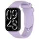 Ремешок силиконовый MRK для Mi Band 8 Pro/Xiaomi Redmi Watch 4 Лавандовый с металлическим креплением (mrk3340) - изображение 1