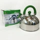 Чайник Unique UN-5302 green зі свистком 2.5L - зображення 2