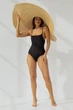 Чорний цілісний купальник на завʼязках - vacation Perfect Female Чорний L (182SW-21C-bl) - зображення 1