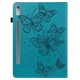 Защитный чехол Deexe Butterfly для Lenovo Tab P11 Pro Gen 2 - Blue - изображение 3