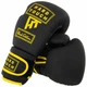 Перчатки боксерские на липучке Hard Touch Black Edition 4658 размер 12 унций Black-Yellow - изображение 3