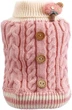 Вязаный свитер Derby Classic Dog Winter Sweater Pink для собак, кошек, щенков, S Розовый - изображение 6