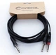 Коммутационный кабель Jack 6,3 stereo — 2x Jack 6,3 mono 1.5м Cordial EY 1,5 VPP - изображение 1