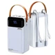 Внешний аккумулятор повербанк power bank Remax RPP-565 60000mAh |2USB/Type-C/Lightning, QC/PD, 22.5W/5A| white - изображение 1