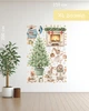 Новогодние наклейки на стены и окна Zori.place Камин XL - изображение 4