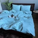 Постільна білизна Washed Cotton Євро 200 x 215 Варена бавовна Мятна 50 х 70 - зображення 1