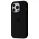Чехол силиконовый VVave Premium Silicone Case Full для Apple iPhone 16 Pro black - изображение 1