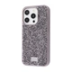 Чохол з блискітками VVave Bling World Rock Diamond (TPU) для Apple iPhone 16 Pro Gray Titanium - зображення 1