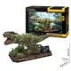 3D пазл объемный Cubic Fun National Geographic Dino Тираннозавр Рекс 52 элемента DS1051h - изображение 4