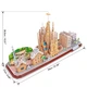 3D пазл CubicFun City Line Барселона (MC256h) 4965088 - зображення 4