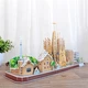 3D пазл CubicFun City Line Барселона (MC256h) 4965088 - зображення 5