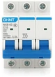 Автоматический выключатель CHINT NXB-63 3P C10 10A (YT31808) - изображение 2