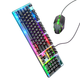 Миша + клавіатура HOCO GM18 Luminous gaming keyboard and mouse set Black (6931474783684) - зображення 2
