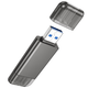 Хаб HOCO HB39 USB/Type-C 3.0 high-speed card reader Metal Gray (6942007604819) - изображение 6