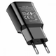 Зарядний пристрій HOCO C88A Star round dual port charger Black (6931474749482) - зображення 3