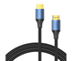 Кабель Vention Cotton Braided HDMI-A Male to Male HD v2.1 Cable 8K 2M Blue Aluminum Alloy Type (ALGLH) - зображення 6