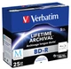 Verbatim M-Disc BD-R 25 GB 4x Jewel 5 шт Printable (43823) - изображение 1