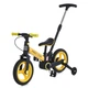 Детский велосипед велобег PROFI KIDS 12 д. MB 1021-4, 4 в 1 с родительской ручкой желто-черный - изображение 3