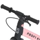 Велосипед-біговел (велобіг) PROFI KIDS MB 1021-3 з батьківською ручкою та гумовими колесами 12", Чорно-рожевий - зображення 11