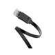Мережевий кабель UGREEN Cat 6 U/UTP 1m Flat Network Cable Black (UGR-50173) - зображення 3