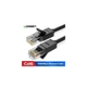Патч-корд UGREEN RJ-45 NW102 Cat 6 U/UTP Lan Flat Cable 2m Black (UGR-50174) - зображення 2