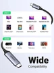 Кабель UGREEN MM142 Type-C to HDMI Male to Male Cable Aluminum Shell 1.5m Grey-Black (UGR-50570) - зображення 6
