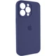 Защитный чехол-накладка Silicone Full Case AA Camera Protect для Apple iPhone 16 Pro Max Dark Blue (FullAAi16PM-7) - изображение 2