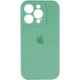 Защитный чехол-накладка Silicone Full Case AA Camera Protect для iPhone 13 Pro Max Spearmint (FullAAi13PM-30) - изображение 1